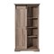 Merrick Lane Finnoula Farmhouse Storage Cabinet, Semi-Open Storage with Sliding Barn Door